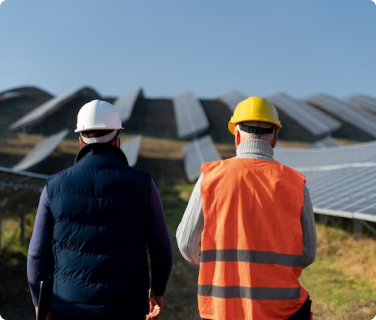 Completed residential solar installation project